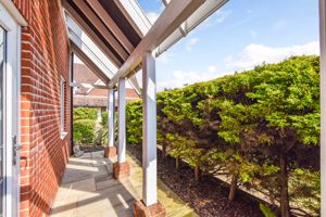 Side Porch With Door to Study- click for photo gallery